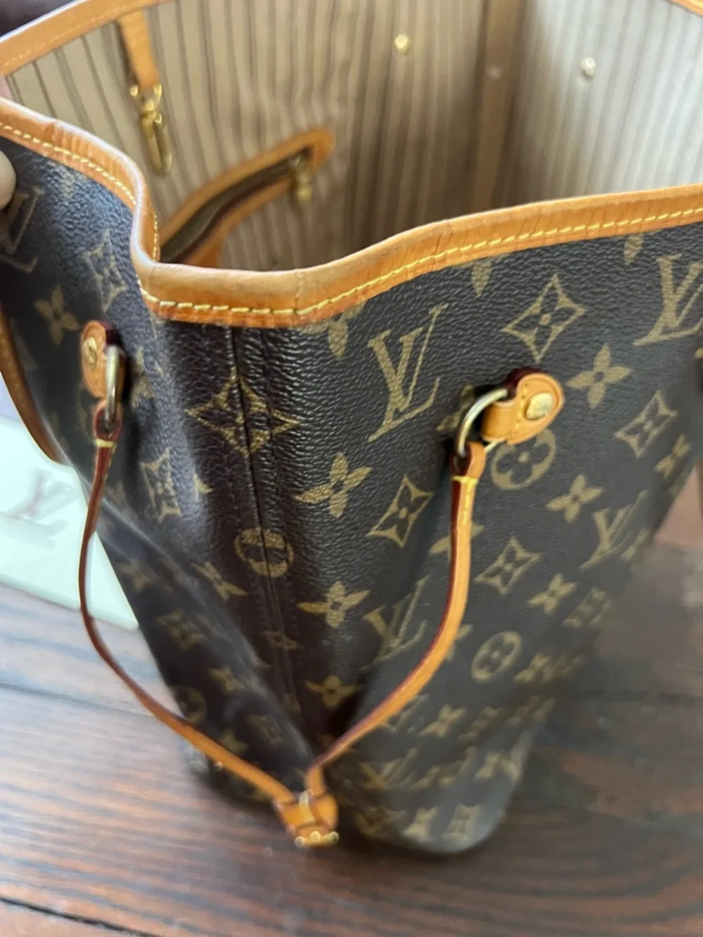 Authentic Louis Vuitton neverfull mm - Picture 10 of 16